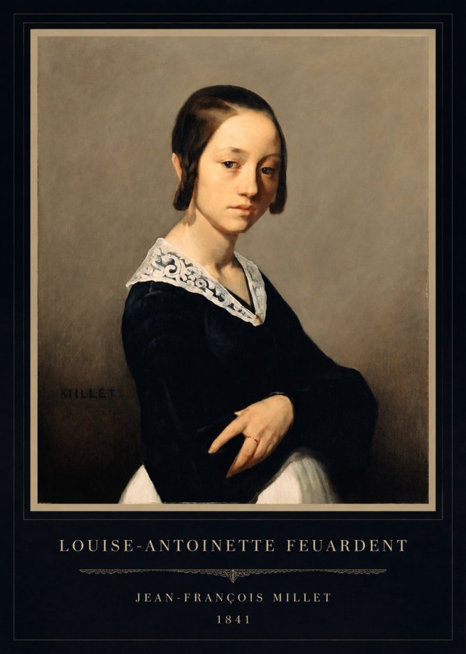 Jean-François Millet Louise-antoinette Feuardent No4 - Poszter