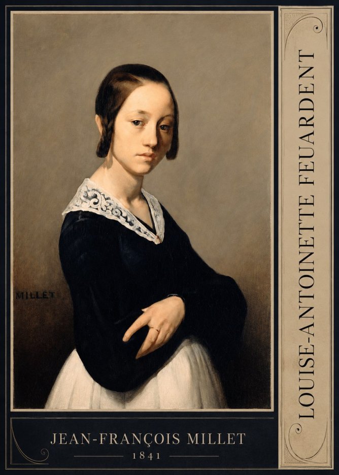 Jean-François Millet Louise-antoinette Feuardent No6 - Poszter