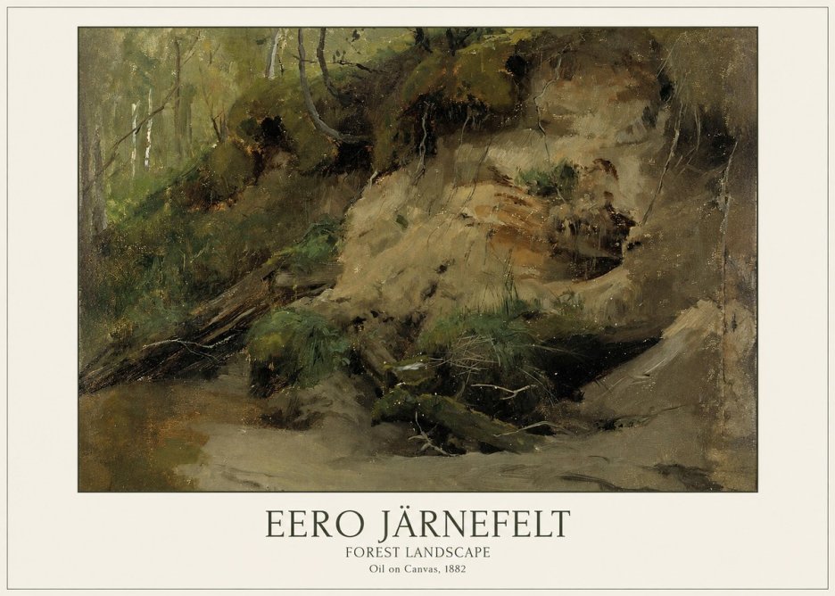 Eero Järnefelt Forest Landscape I No1 - Poszter