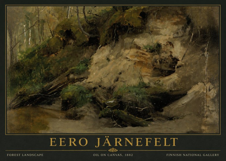 Eero Järnefelt Forest Landscape I No4 - Poszter