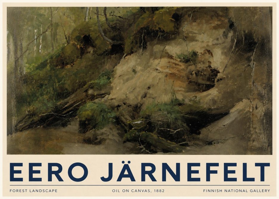Eero Järnefelt Forest Landscape I No5 - Poszter