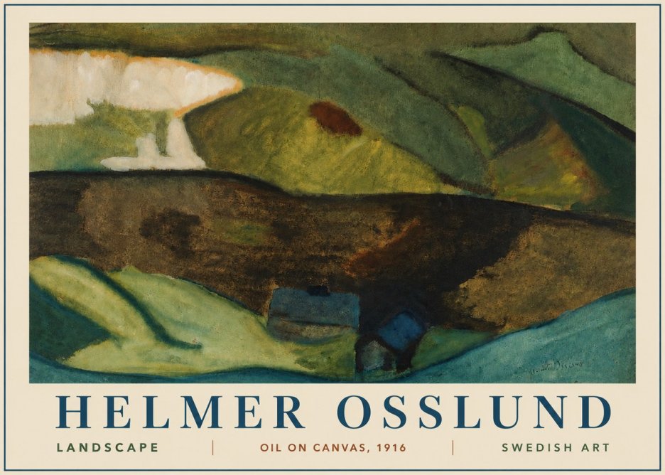Helmer Osslund Landscape No3 - Poszter
