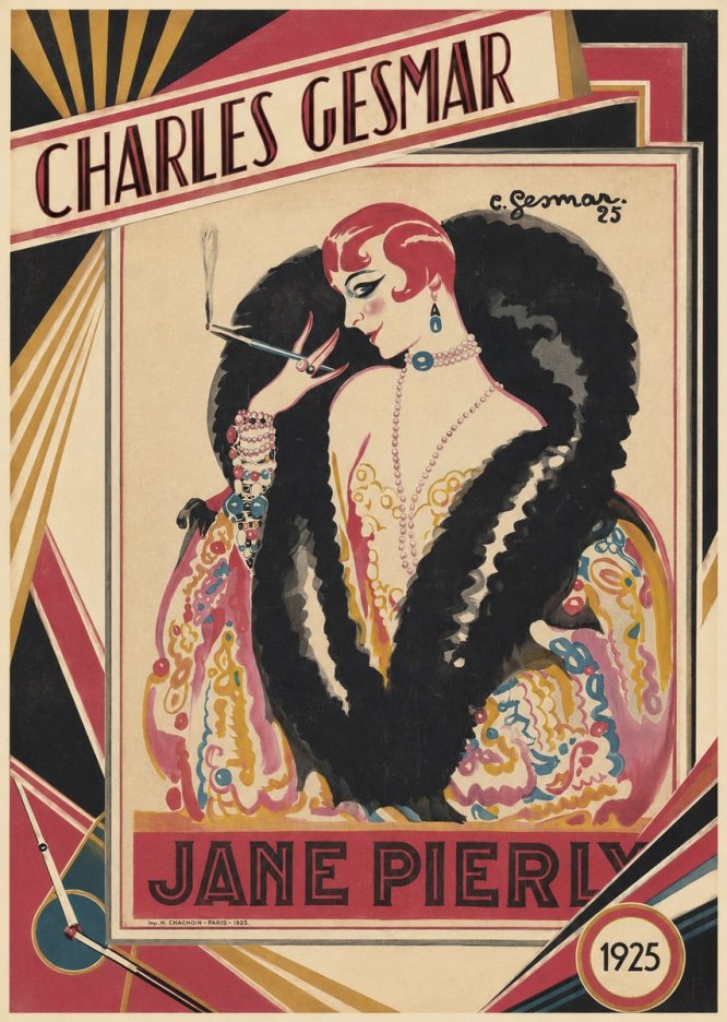 Charles Gesmar Jane Pierly No5 - Poszter