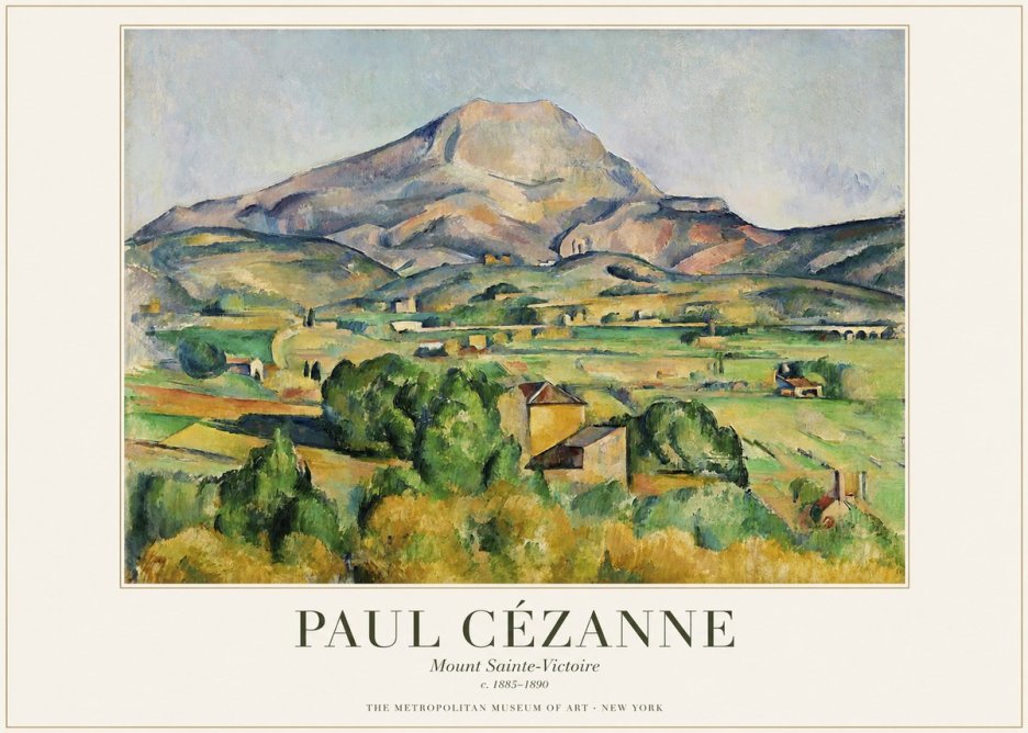 Paul Cézanne Mount Sainte-victoire No1 - Poszter