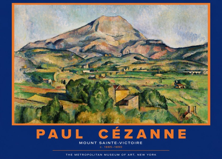 Paul Cézanne Mount Sainte-victoire No6 - Poszter