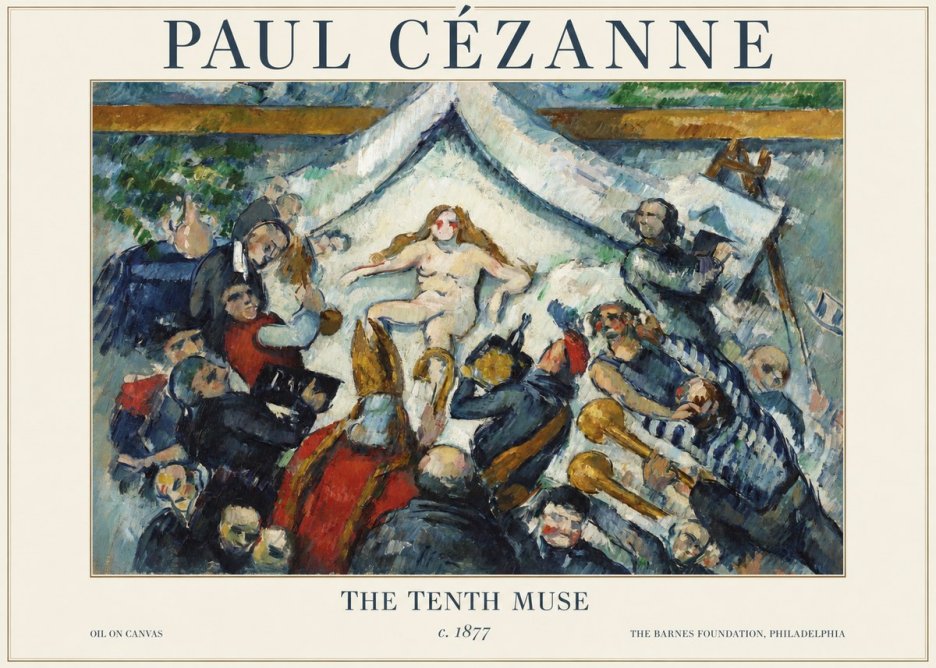 Paul Cézanne The Tenth Muse No1 - Poszter