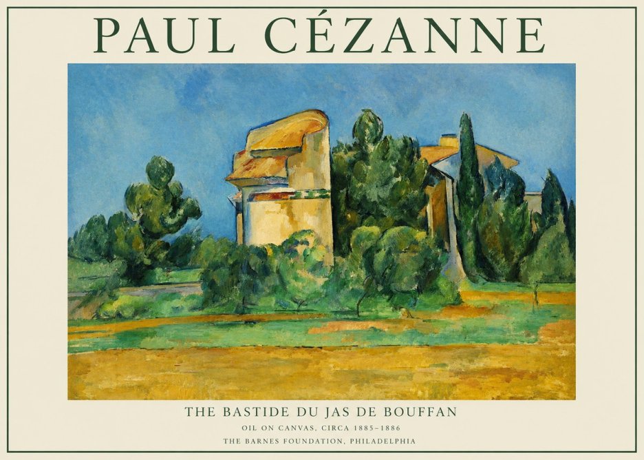 Paul Cézanne The Bastide Du Jas De Bouffan No1 - Poszter