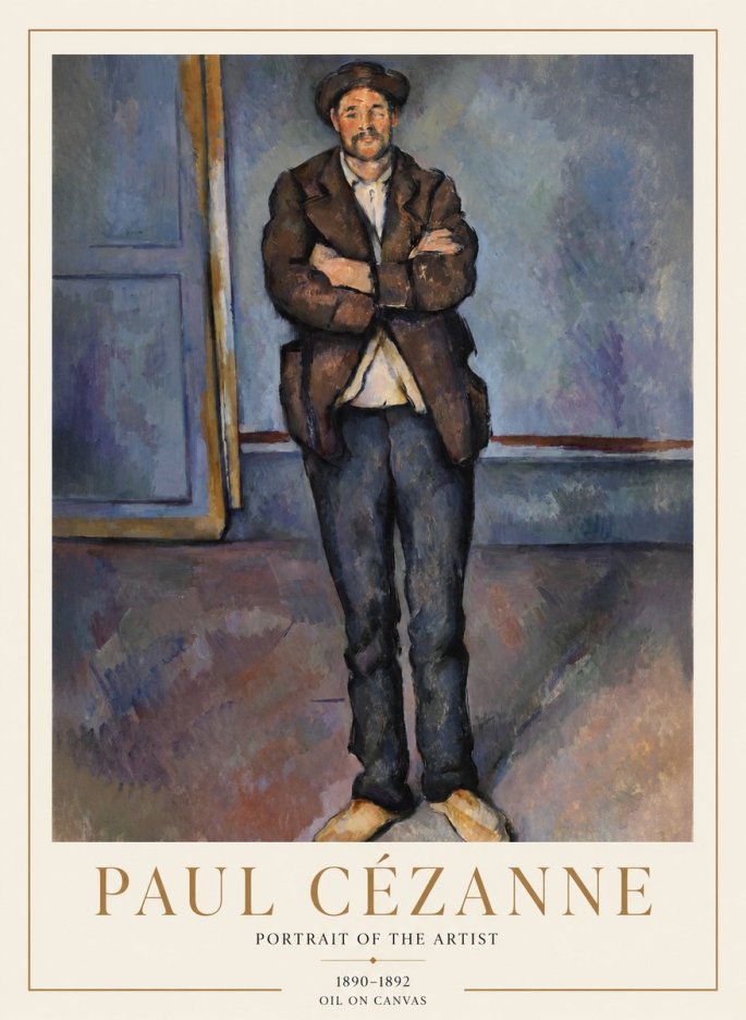 Paul Cézanne Portrait of the Artist II No1 - Poszter