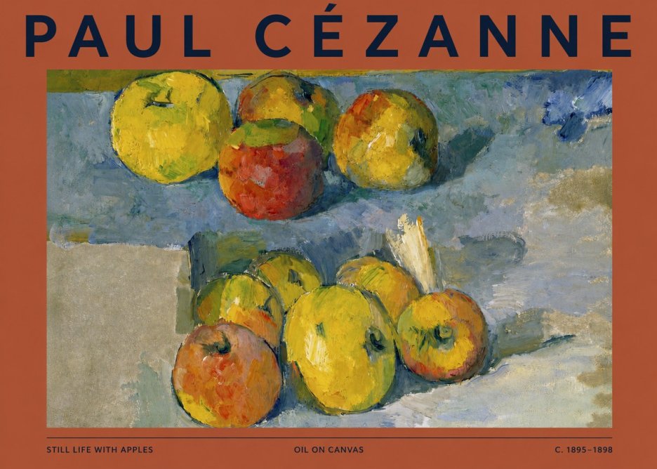 Paul Cézanne Still Life with Apples No2 - Poszter