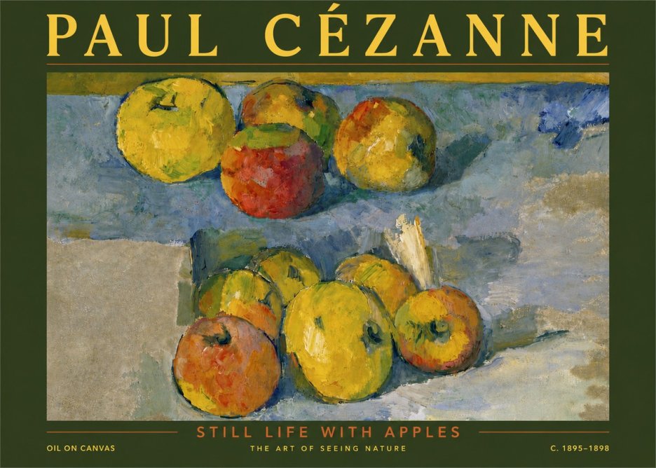 Paul Cézanne Still Life with Apples No5 - Poszter