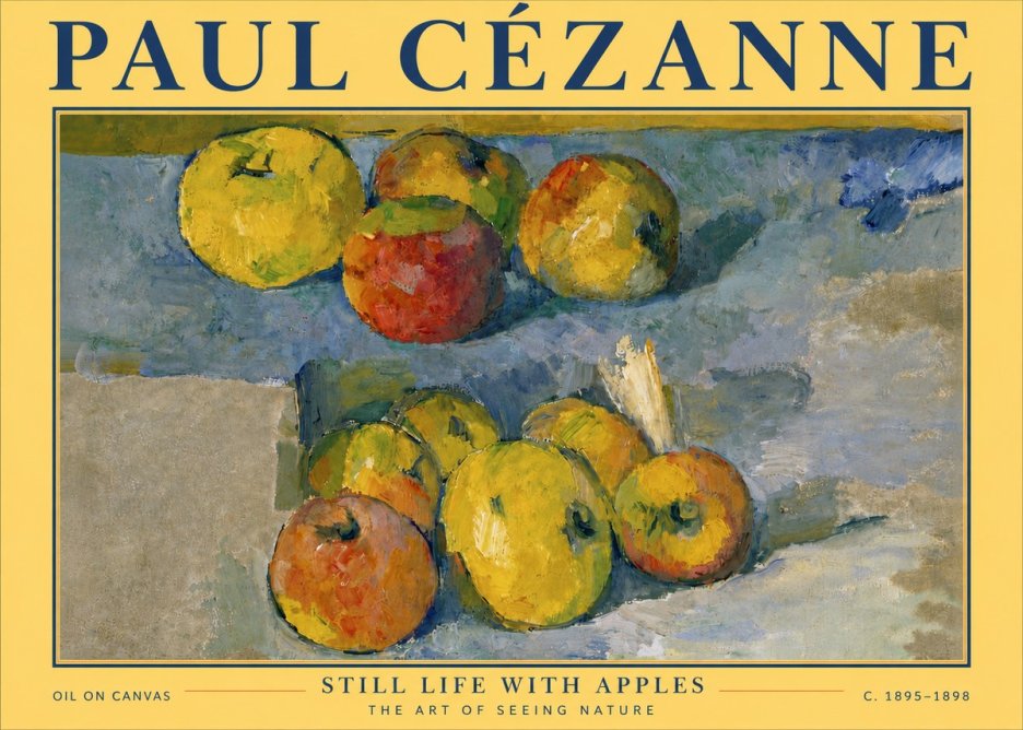 Paul Cézanne Still Life with Apples No6 - Poszter
