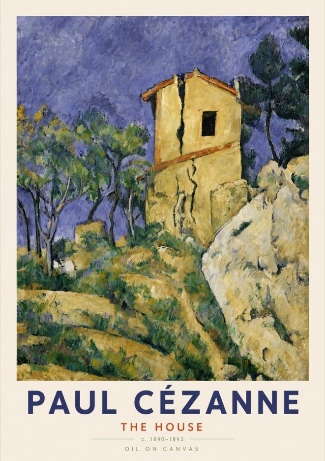 Paul Cézanne The House No4 - Poszter
