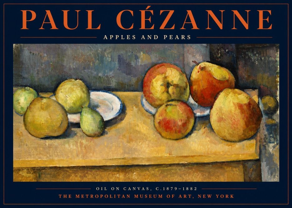 Paul Cézanne Apples and Pears No6 - Poszter