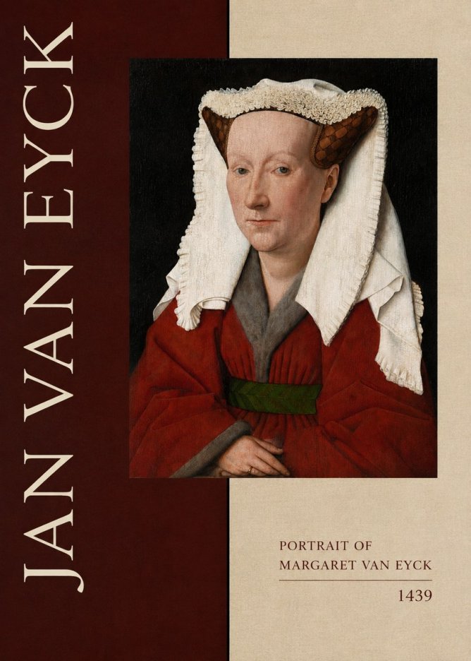 Jan van Eyck Portrait of Margaret Van Eyck II No5 - Poszter