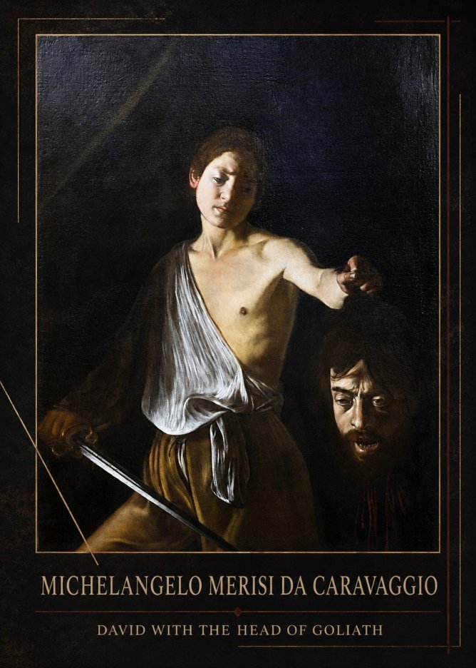 Michelangelo Merisi da Caravaggio David with the Head of Goliath II No1 - Poszter