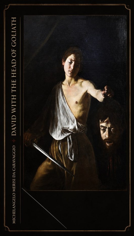 Michelangelo Merisi da Caravaggio David with the Head of Goliath II No3 - Poszter