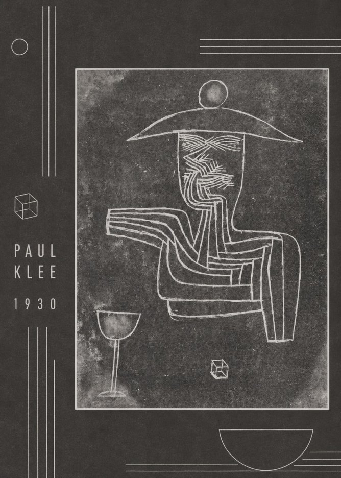 Paul Klee Figure of a Seer No2 - Poszter