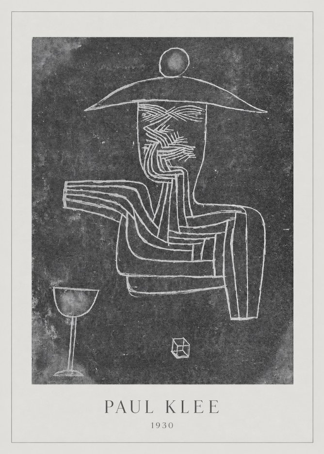 Paul Klee Figure of a Seer No3 - Poszter