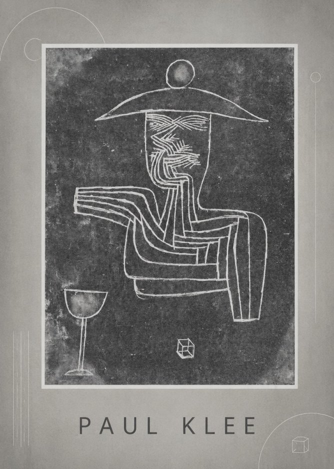 Paul Klee Figure of a Seer No4 - Poszter