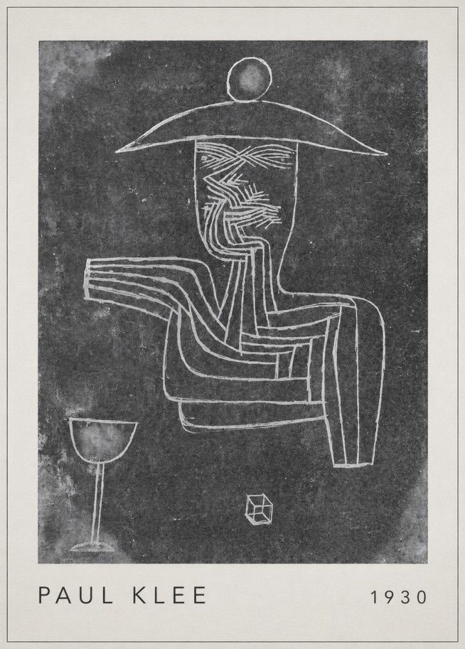 Paul Klee Figure of a Seer No6 - Poszter