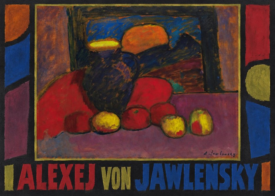 Alexej von Jawlensky Still Life with Vase and Fruit No1 - Poszter