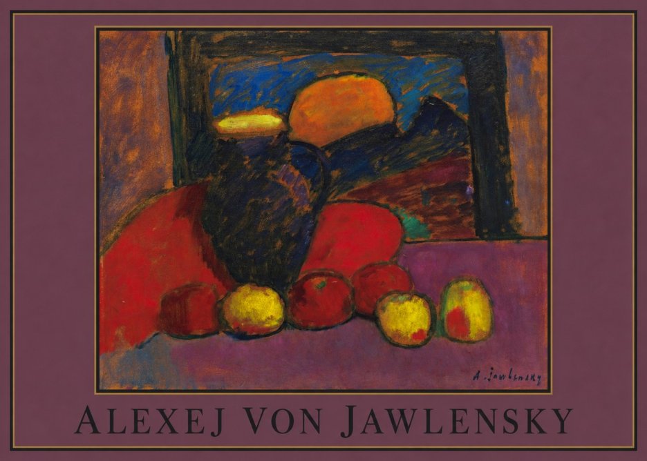 Alexej von Jawlensky Still Life with Vase and Fruit No2 - Poszter
