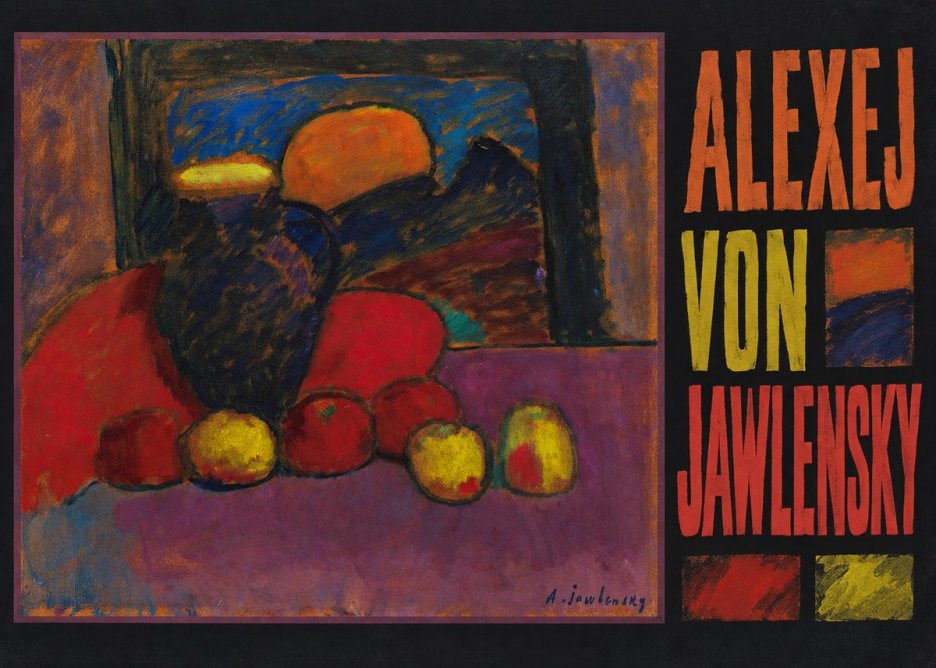 Alexej von Jawlensky Still Life with Vase and Fruit No4 - Poszter