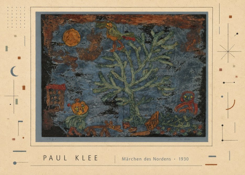 Paul Klee Märchen Des Nordens No2 - Poszter