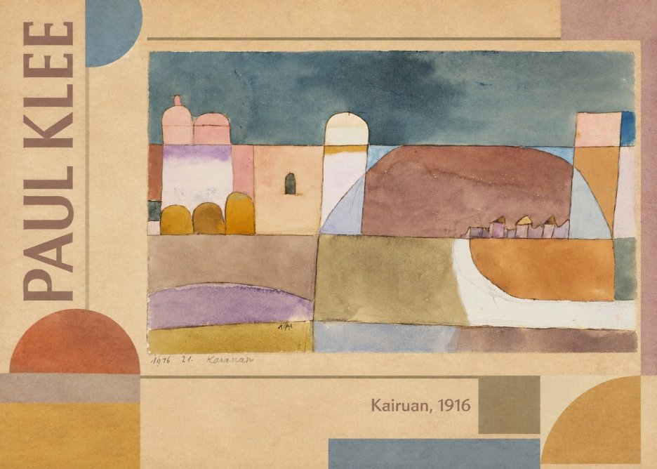 Paul Klee Kairuan, 1916 No2 - Poszter