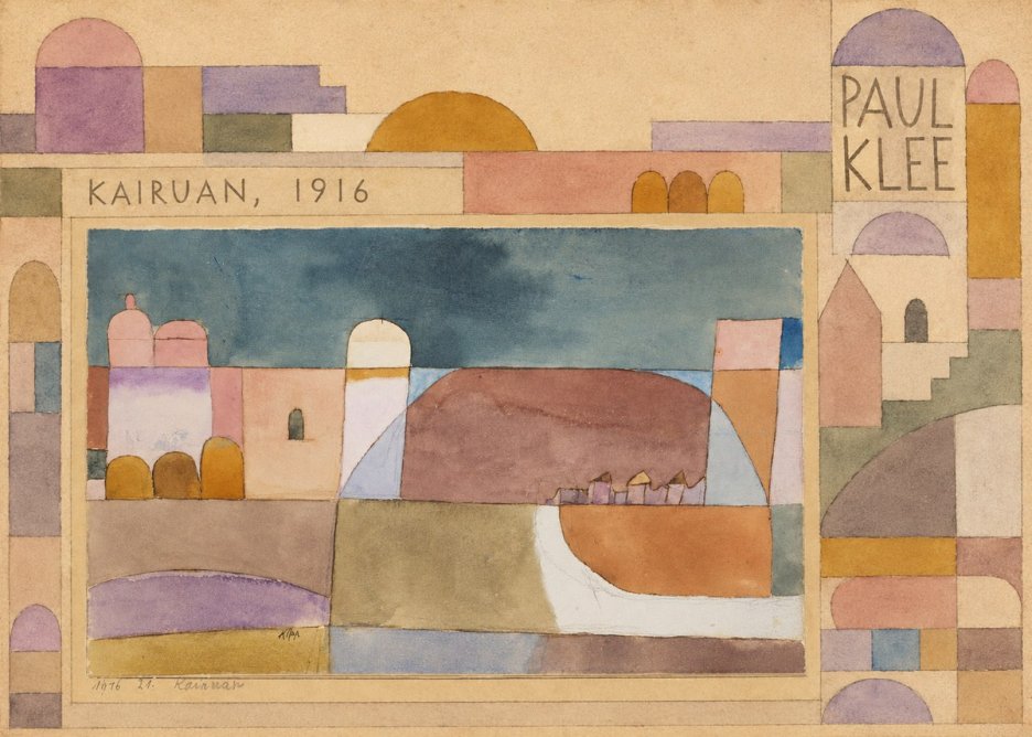 Paul Klee Kairuan, 1916 No6 - Poszter