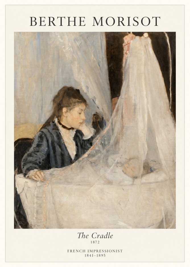 Berthe Morisot The Cradle No1 - Poszter