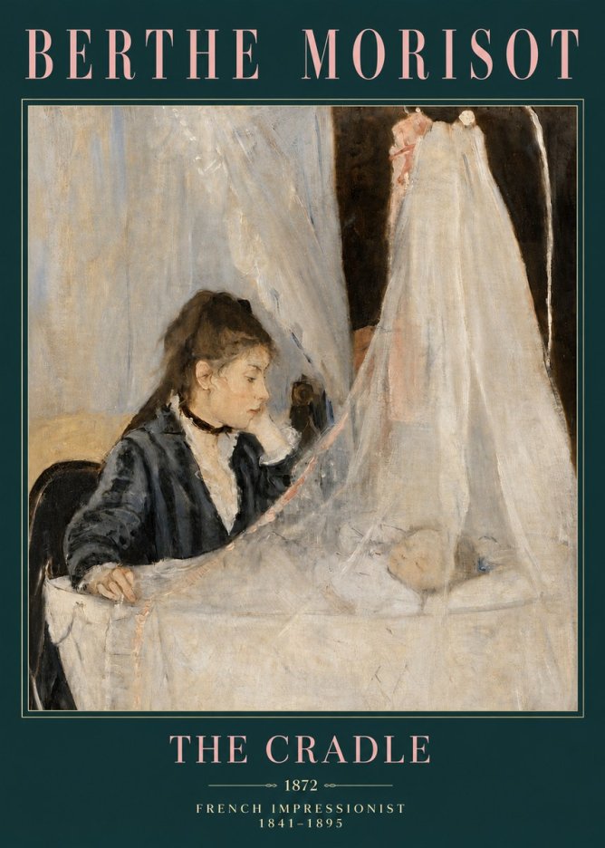Berthe Morisot The Cradle No3 - Poszter
