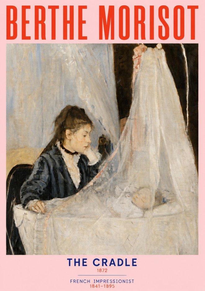 Berthe Morisot The Cradle No4 - Poszter