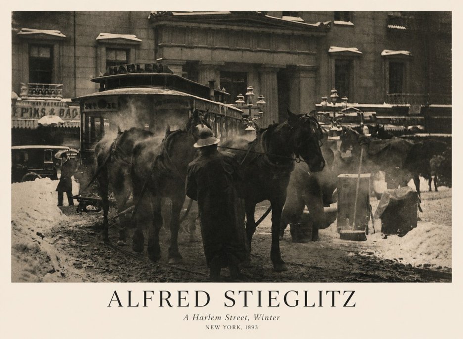 Alfred Stieglitz New York - Winter No3 - Poszter