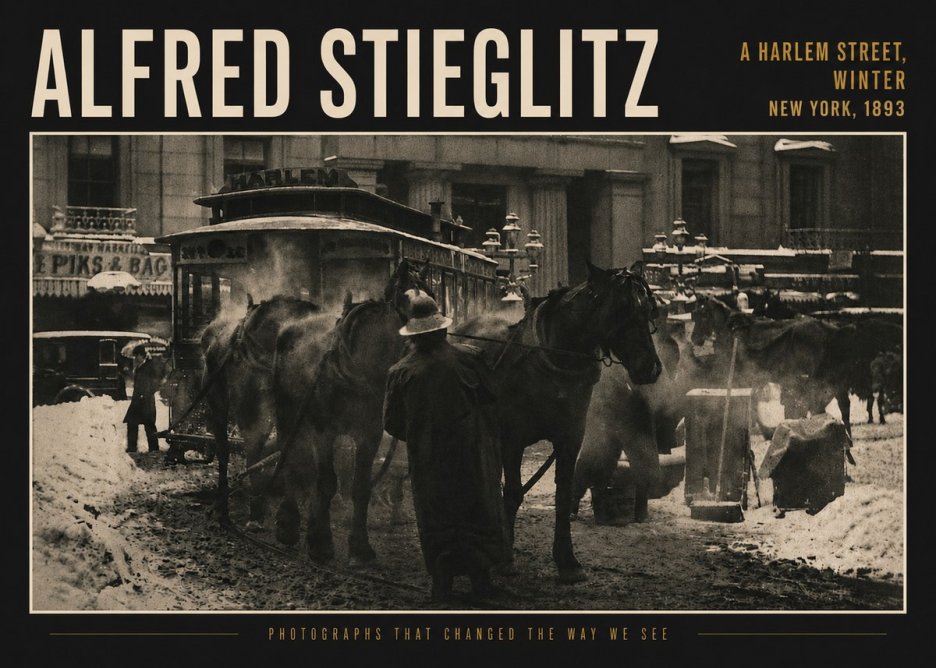 Alfred Stieglitz New York - Winter No5 - Poszter