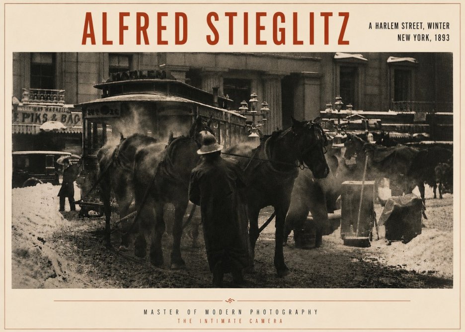 Alfred Stieglitz New York - Winter No6 - Poszter