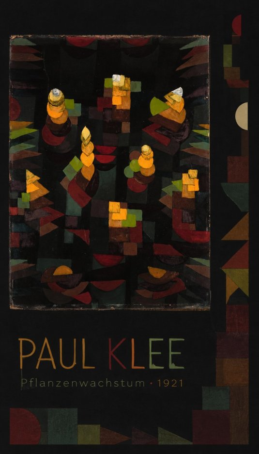 Paul Klee Pflanzenwachstum No3 - Poszter
