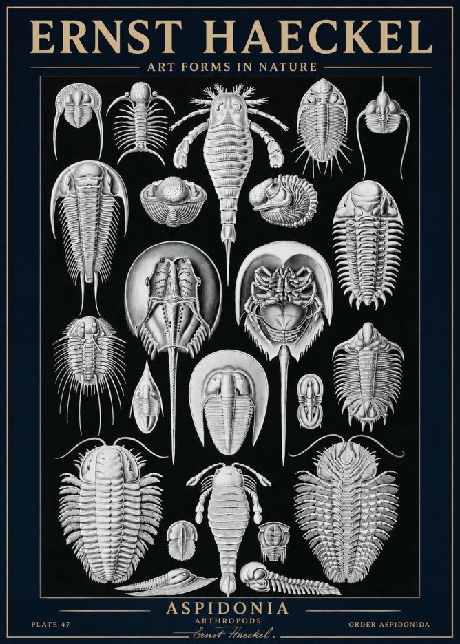 Ernst Haeckel Aspidonia No3 - Poszter