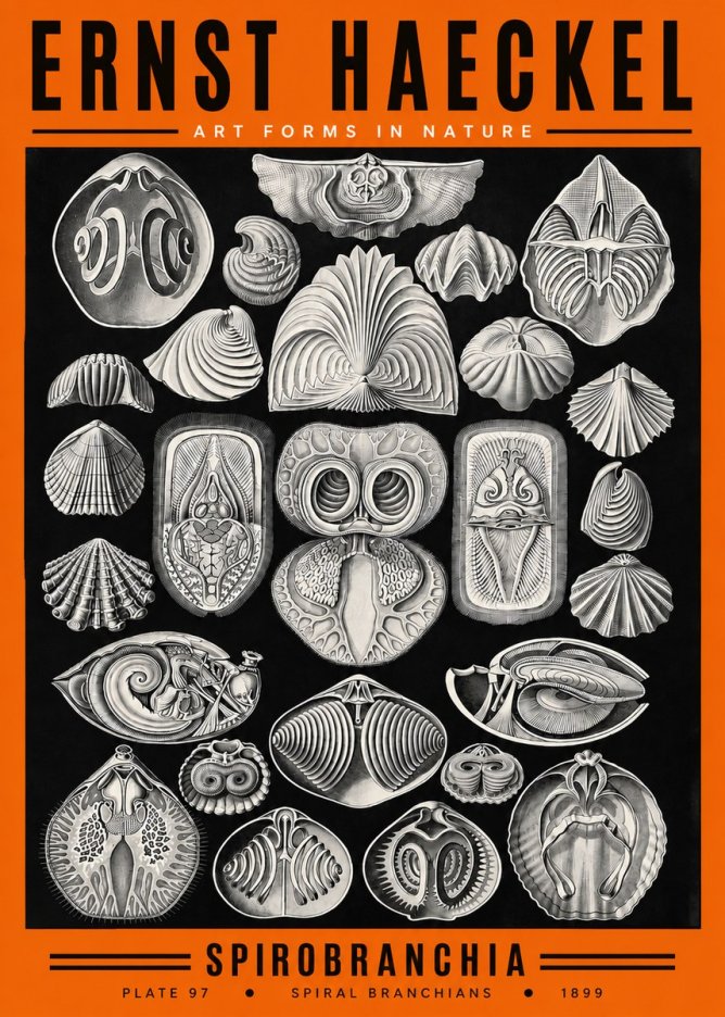 Ernst Haeckel Spirobranchia No2 - Poszter