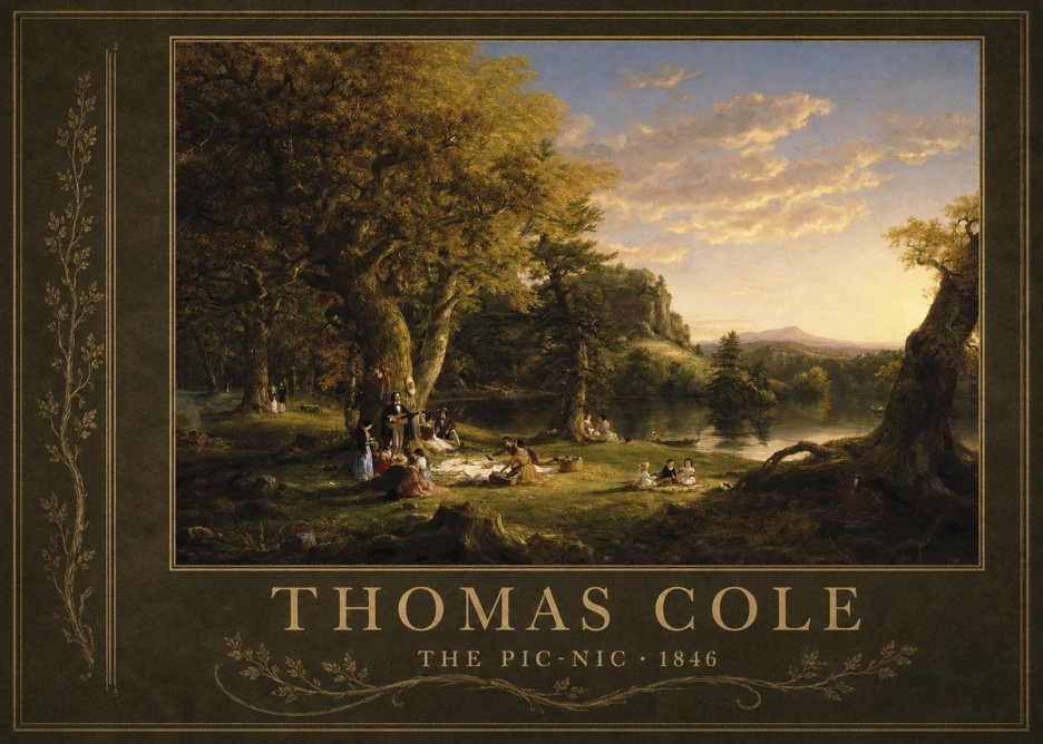 Thomas Cole The Pic-nic I No2 - Poszter
