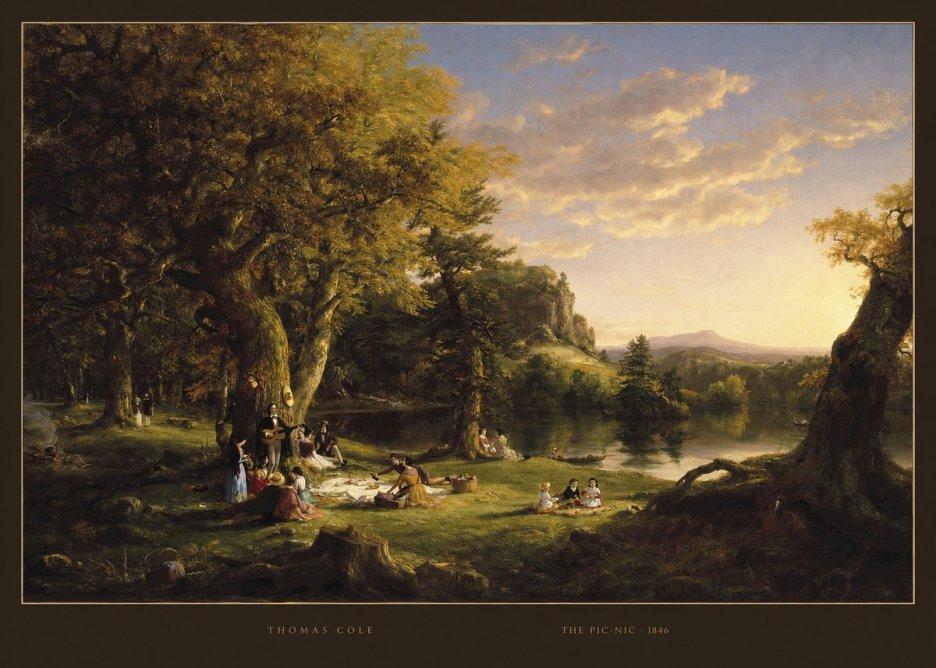 Thomas Cole The Pic-nic I No6 - Poszter