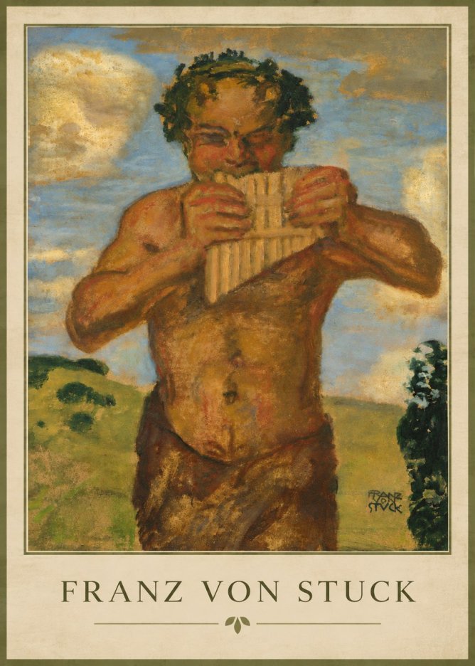 Franz von Stuck Faun No3 - Poszter