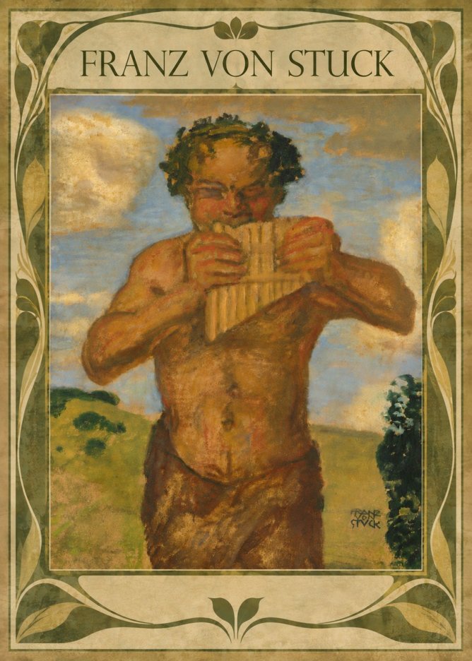 Franz von Stuck Faun No5 - Poszter