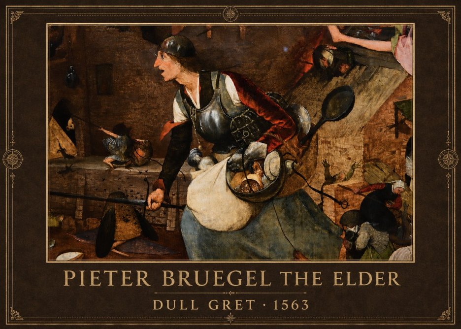 Pieter Bruegel Dull Gret II No1 - Poszter