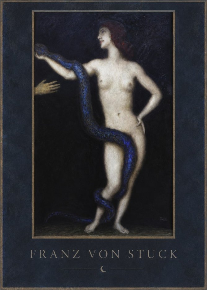 Franz von Stuck Sin No1 - Poszter