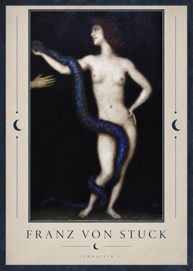 Franz von Stuck Sin No2 - Poszter