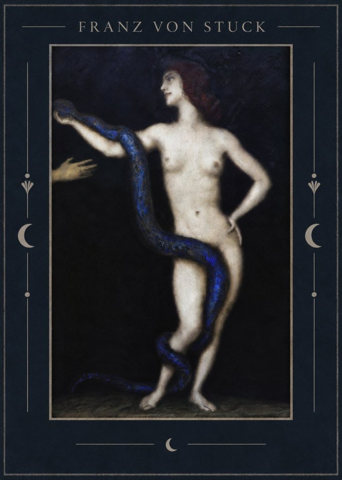 Franz von Stuck Sin No5 - Poszter