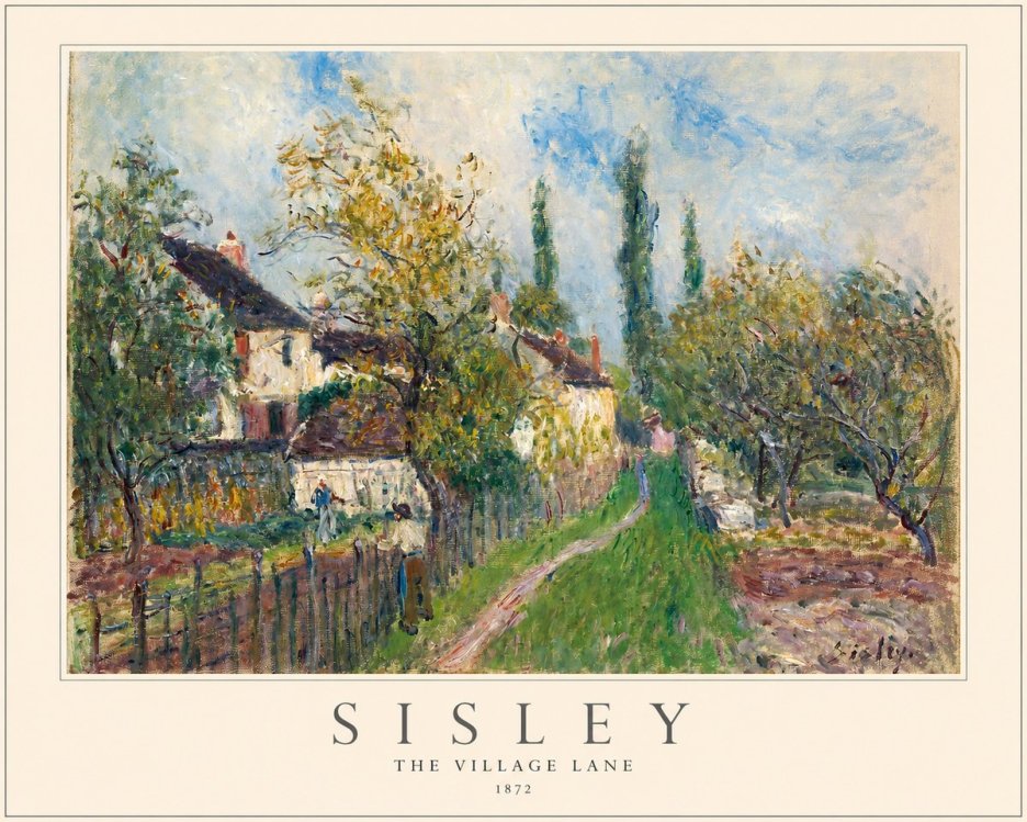 Sisley The Village Lane No1 - Poszter