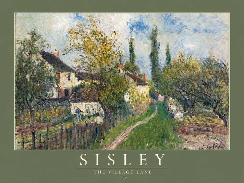 Sisley The Village Lane No2 - Poszter