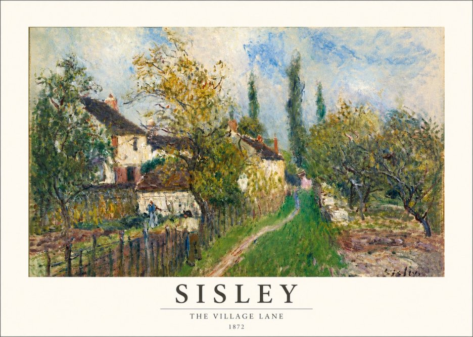 Sisley The Village Lane No3 - Poszter